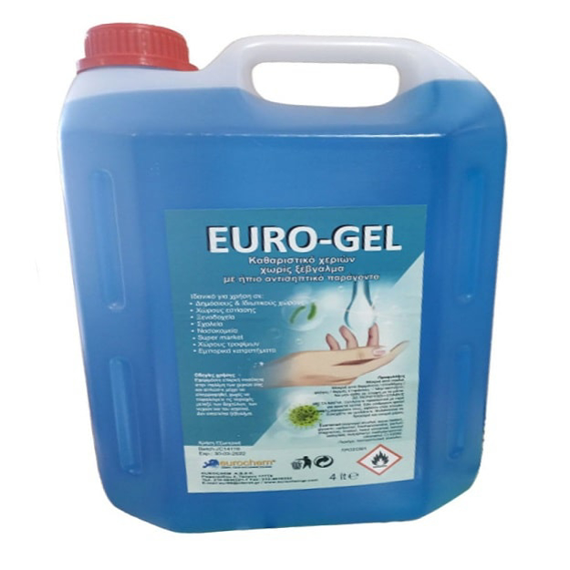 Εικόνα της EURO-GEL Αντισηπτικό Χεριών 4LT