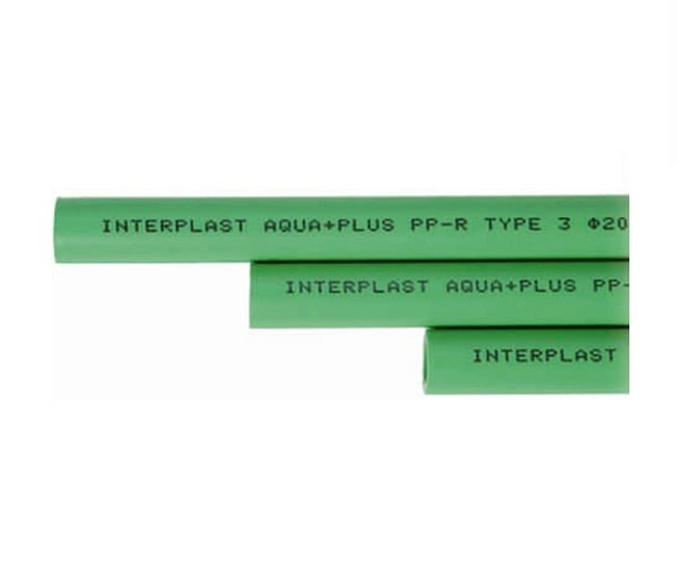 Εικόνα της Πράσινη Σωλήνα PPR Φ25 x 4,2 INTERPLAST