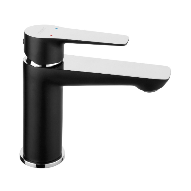 Εικόνα της Μπαταρία νιπτήρος Black/Chrome ADORE BDR2BLC FERRO