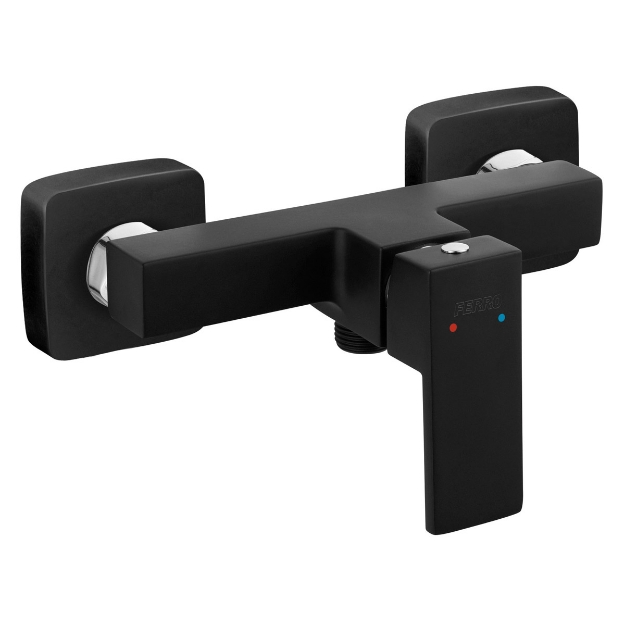 Εικόνα της Μπαταρία ντους ZICCO Black BZI7BL FERRO