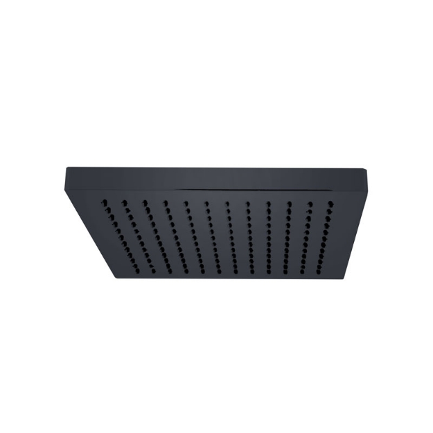 Εικόνα της Κεφαλή ντους Μαύρη CFT205B PRAXIS KARAG 20x20cm