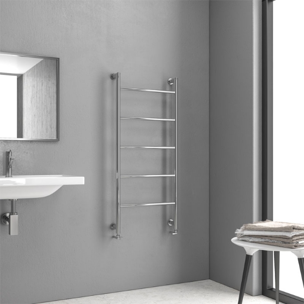 Εικόνα της Θερμαντικό σώμα μπάνιου Χρωμέ DESIGN 6 1200 KARAG 9,3x56x120cm