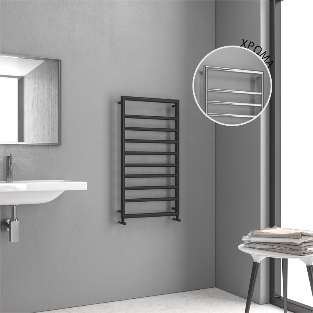 Εικόνα της Θερμαντικό σώμα μπάνιου Χρωμέ DESIGN 7 900 KARAG 10,7x50x90cm
