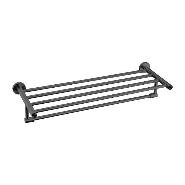 Εικόνα της Ραφιέρα πετσετών ARTEMIS A01503 45 Gun Metal KARAG
