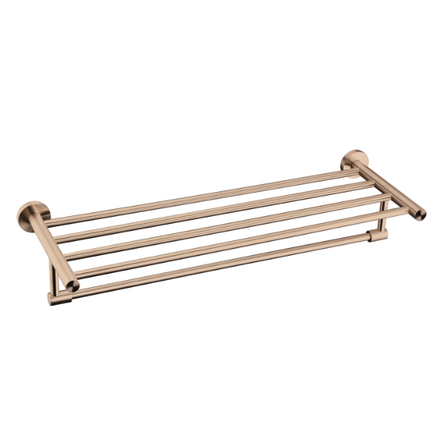 Εικόνα της Ραφιέρα πετσετών ARTEMIS A01503 36 Rose Gold KARAG