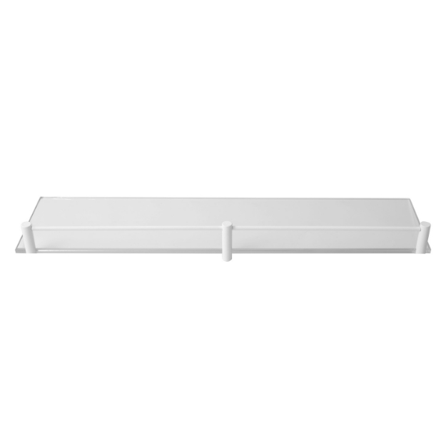 Εικόνα της Εταζέρα γυάλινη MENSOLE 0666 66 Λευκή ματ KARAG 60cm